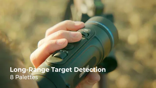 Long Detection Range Multi Functional Uncooled Portable Thermal Monocular